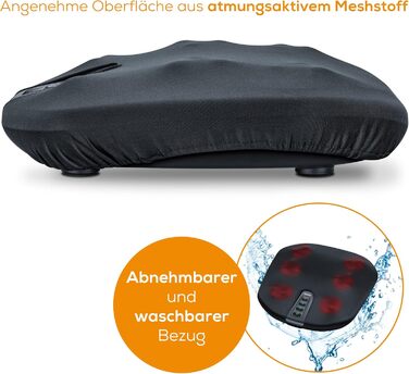 Масажер Beurer FM 70 Shiatsu для ніг та спини з підігрівом, автоматичне вимкнення