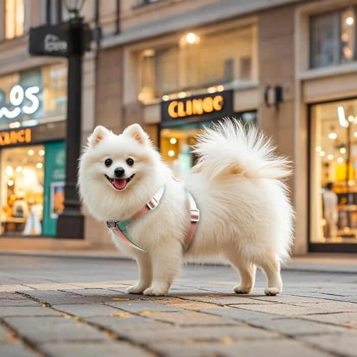 Шлейка для собак середніх порід TSPRO, не тягне, жовто-зелена градієнтна графіка, регульована, з швидкою застібкою, дихаюча та міцна (Розмір 2, обхват шиї 40.6–68.6 см, обхват грудей 40–70 см)