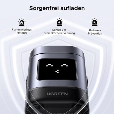 Зарядний станція UGREEN UNO 2-в-1 з сертифікацією Qi2, 15W, сумісна з MagSafe для iPhone 17/16/15/14/13, AirPods 2/3, регульований підставка для зарядки