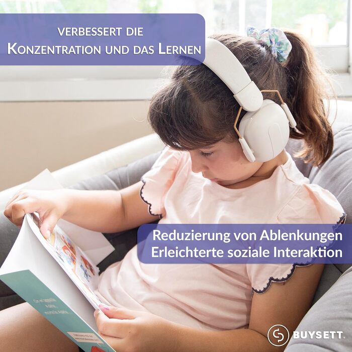 Навушники для захисту вух дітей | Шумоізоляційні навушники для дітей | Пасивні навушники для захисту вух | Захисні навушники для школи, барабанів, аутистів, концертів музики для хлопчиків та дівчаток | 3-16 років, Бежевий