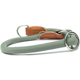 Нашийник для собак Leisegrün Devon, зелений, нейлон, регульований, розмір L