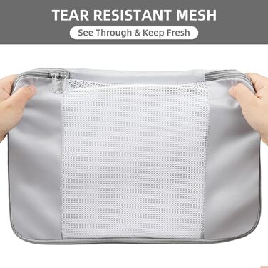 Органайзери для подорожей BAGAIL, набір 10 шт. різних розмірів, Matcha-Grün (зелений матча)