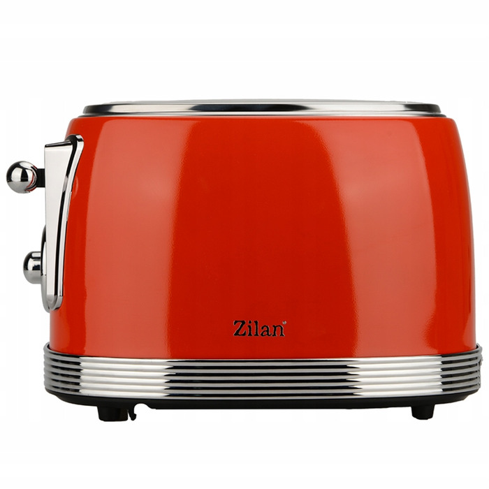 Тостер Zilan RETRO BREAD TOASTER, червоний, 850 Вт