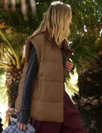 Жіноча тепла куртка-пуховик кроп-моделі з кишенями, чорна (XXL, Коричневий)