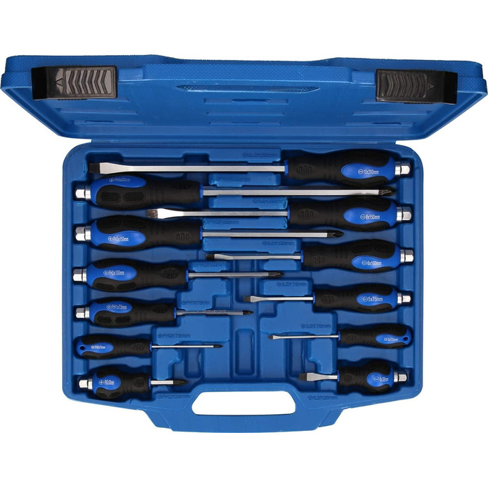 Набір ударних викруток BRILLIANT TOOLS BT034012, 12 шт, з ковпачком для ударів [KS TOOLS]