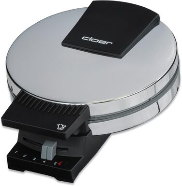 Тостер Cloer 285 для хрустких тостів та грінок, 800 Вт, діаметр 15 см, нержавіюча сталь