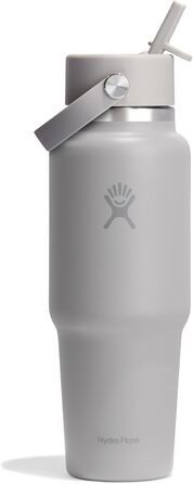 Hydro Flask 32 oz Travel Water Bottle - Stainless Steel, Vacuum Insulated, Leakproof Flex Straw Lid - Birch