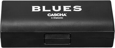 Гармоніка Cascha Blues C-Dur для початківців та професіоналів, 10-лохова діатонічна гармоніка, преміум звук, мідні механізми, еластичний кейс, серветка для чищення.