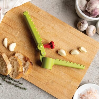 OTOTO Alligator Garlic Press with Ergonomic Handle - Fun Gifts