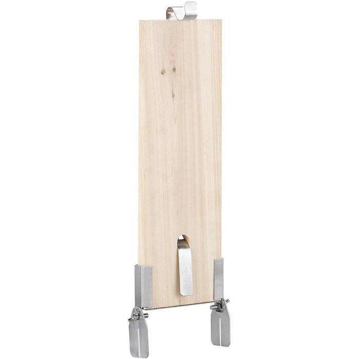 Набір дощок для запікання лосося з кедрового дерева Rosenstein & Söhne з підставкою з нержавіючої сталі, 2 шт.