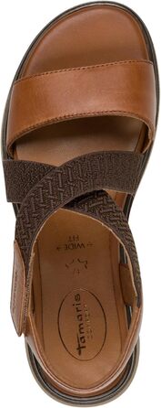 Босоніжки жіночі Tamaris Wide FIT 8-88600-44, 38 EU, колір Nut (бежевий), широка колодка
