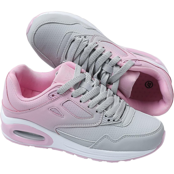 Жіночі кросівки JOMIX: спортивні, для бігу, антиковзаючі, дихаючі, для фітнесу, залу, вулиці. 41 EU, сірий, рожевий