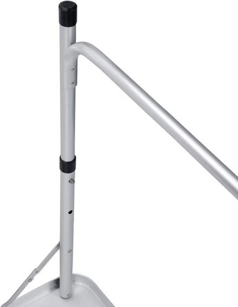 Складний алюмінієвий стіл 120 см для пікніка, кемпінгу, саду та вечірок. 3 регульовані висоти.