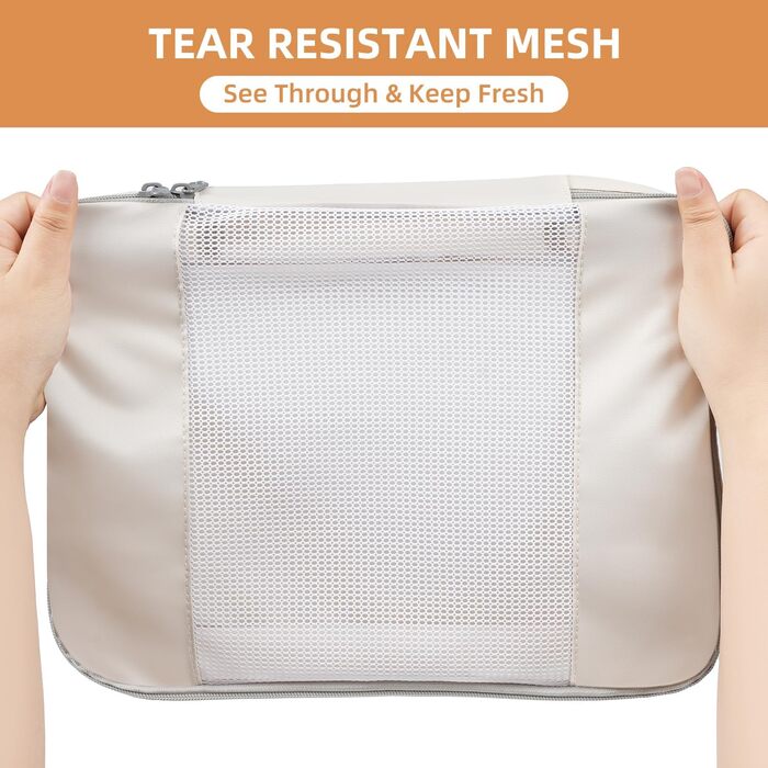 Органайзери для подорожей BAGAIL (10 шт.) - набір кубиків для пакування в різних розмірах, Matcha-Green