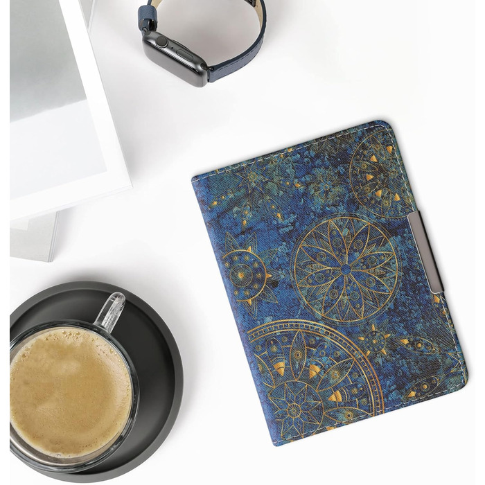 Чохол-книжка kwmobile для Tolino Vision 1/2/3/4 HD - Чохол для eReader з малюнком 