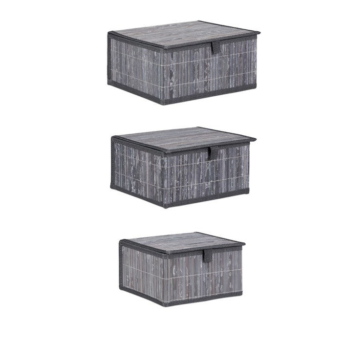 Relaxdays Storage Basket Set of 3