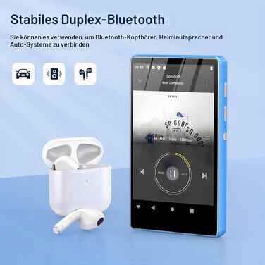 MP3 плеєр SWOFY з Bluetooth та WiFi, 4.0