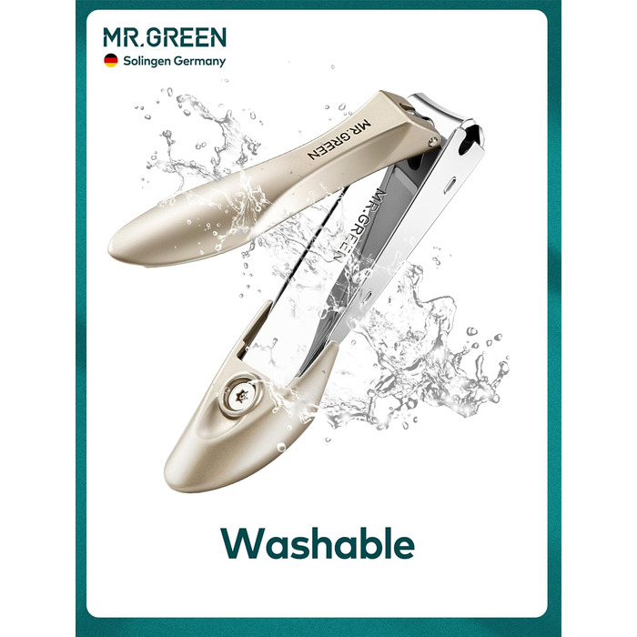 Професійний набір для стрижки нігтів Mr. Green з збирачем для жінок та чоловіків, різних розмірів (2 шт.)