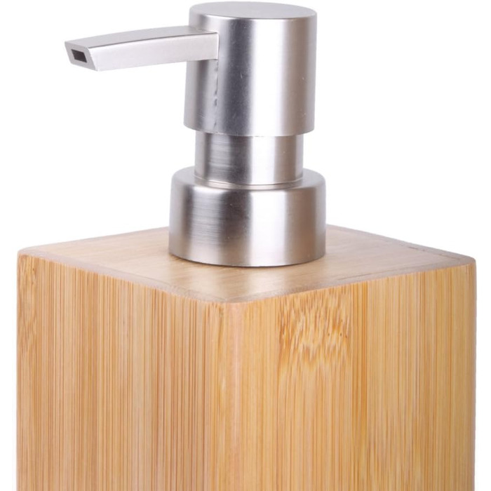 Дозатор для мила | Широкий вибір стильних дозаторів для мила | Сучасний дизайн | Чудовий акцент для будь-якої ванної кімнати (бамбук)