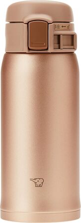 ZOJIRUSHI Stainless Steel Insulated Tumbler - Leakproof Travel Mug for Coffee, Office & Travel - Dark Blue (355ml, Matte Gold)