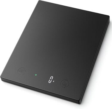 Кухонні ваги Homebuds 10 кг, цифрові, точність 1 г, LED, чорні. Для приготування та випічки.