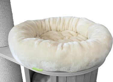 Клітка-лежанка для котів Kratzbaumland, сумісна з Natural Paradise та Woody, 50 см, кремовий плюш (замінна частина)