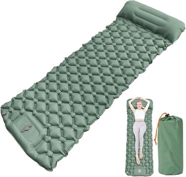 Надувна туристична матрац Isomatte для кемпінгу та відпочинку на природі. Розмір 1.9 м x 0.6 м, з самонадувною системою та насосом. Підходить для дітей та дорослих.