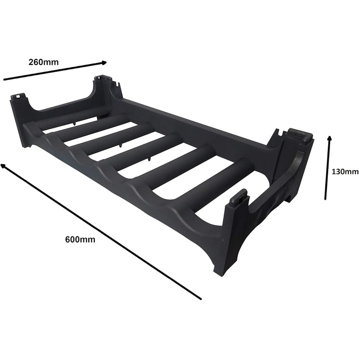 Wine rack for 72 bottles, anthracite/Quality Made in Germany