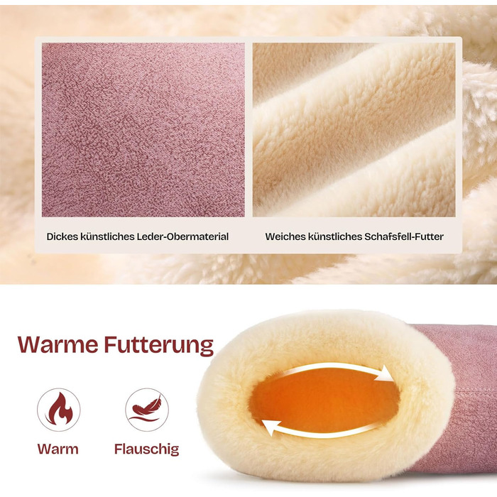 Жіночі халапи EverFoams зимові, антиковзні, теплі, з м'якого плюшу та піною з пам'яті, 38/39 EU, рожеві