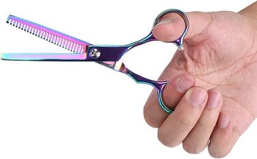 Набір для грумінгу домашніх тварин Oumefar: 5 штук, нержавіюча сталь, ножиці для собак та котів, інструменти для стрижки та вирівнювання шерсті