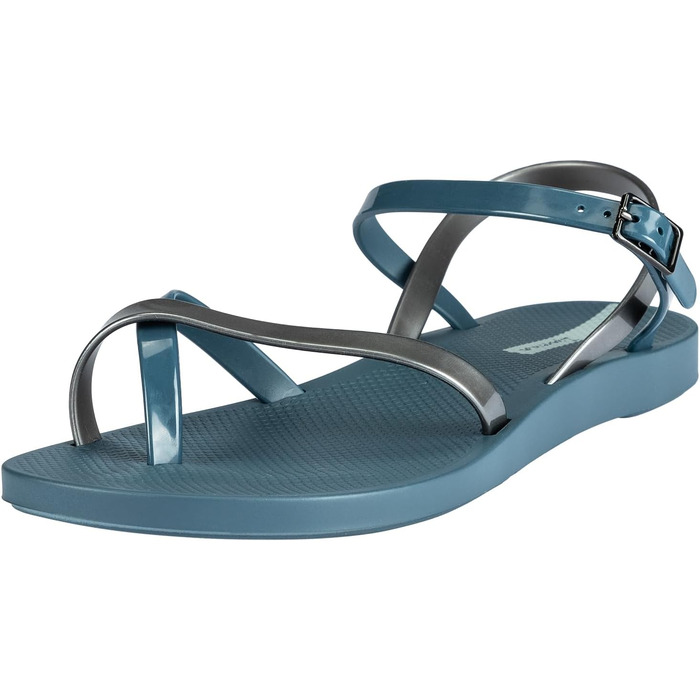 Сандалі жіночі Ipanema Fashion Sand Viii T-Spangen (39 EU, блакитно-срібні) - Стильні босоніжки для літа
