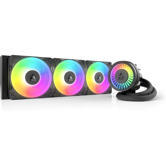 Система водяного охолодження ARCTIC Liquid Freezer III Pro 360 A-RGB для ПК: 3x120 мм радіатор, PWM-помпа, сумісність AMD AM5/AM4, Intel LGA1851/1700