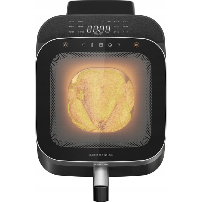 Аерофритюрниця 4Swiss ABB-025 SkylightView 1700 Вт, 6,5 л, з вікном