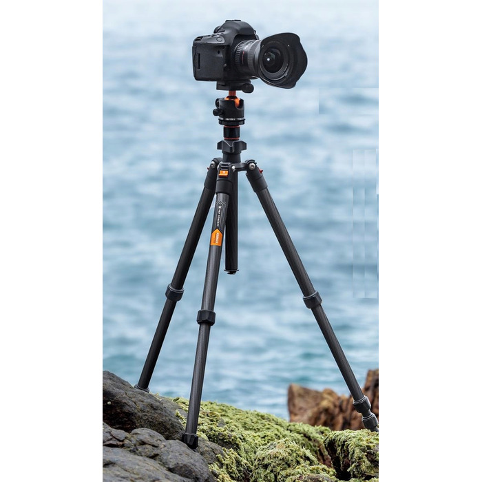 Карбоновий штатив K&F Concept серії K K254C2 з кулястою головкою