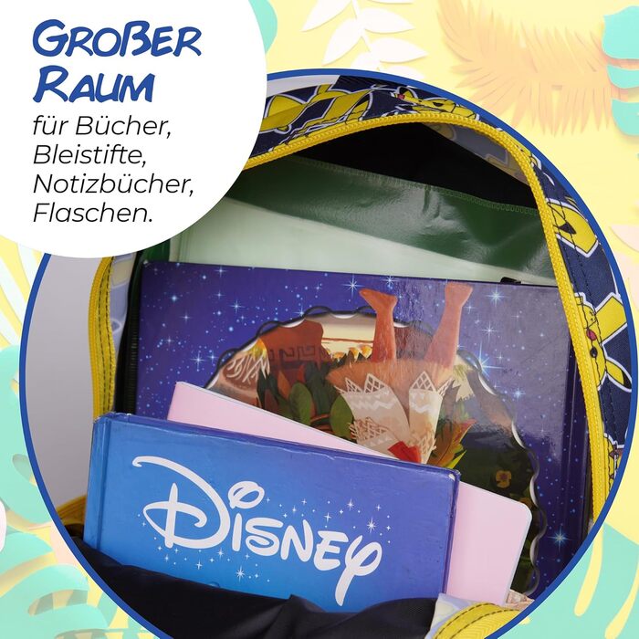 Дитячий рюкзак Pokémon Pikachu: для хлопчиків та дівчаток, 8-18 років, ідеальний для школи та як подарунок, блакитний