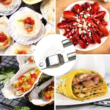 Пресс для часнику Newaner з нержавіючої сталі, 20 см. Практичний кухонний аксесуар, легко миється, міцний та надійний