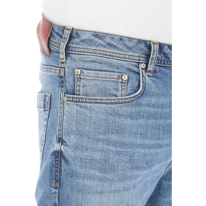 Чоловічі джинси LTB PaulX Straight Fit сині/чорні, еластичні, розміри 28-40, 33W/32L