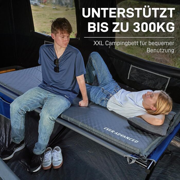 EVER ADVANCED Folding Bed - XXL Large & Wide