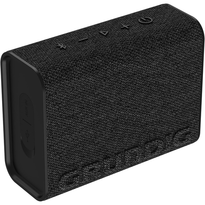 Портативна Bluetooth колонка GRUNDIG Solo 2, 4.3W, Bluetooth 5.3, 30м радіус дії, до 18 годин роботи, Powerbank, Handsfree, вологостійкий корпус, чорний