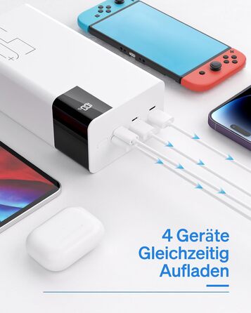 Power Bank 50000mAh: Портативний зарядний пристрій з ліхтариком та великою ємністю - 2×25000mAh