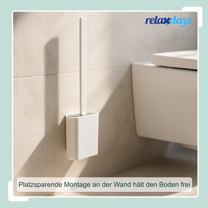 Wall-Mounted Toilet Brush