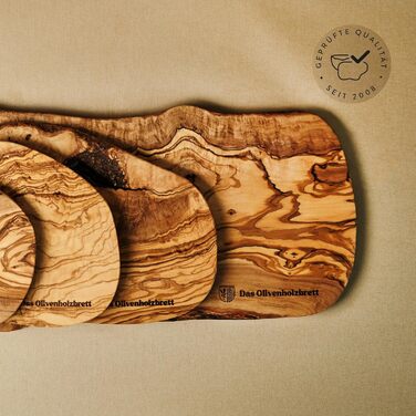 Cutting board Olive wood/Antipasto board/Serving board made of olive wood/Charcuterie board/natural shape/Olive wood board with natural edge, 45cm