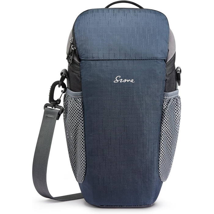 Водонепроникна сумка для камери S-ZONE для фотографів, сумісна з Nikon, Canon, Sony (темно-синій)