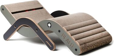 Крісло-лежанка для котів Beach Chair від CanadianCat Company: крізь-доріжка, лежанка, гамак | 70 x 35 x 25 см