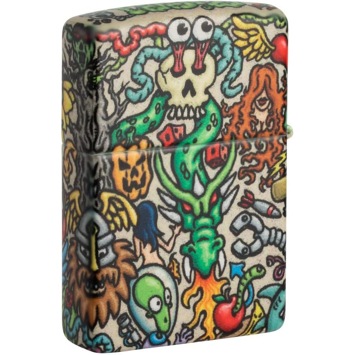 Бензинова запальничка Zippo Crazy Collage 540 Color, кольорова колекційна