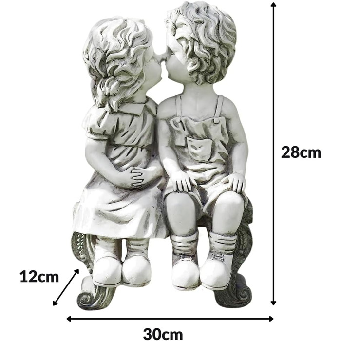 Garden Mile®, Garden Sculptures, Stone Effect, Artificial Resin, Garden Decoration, Stone Statues, Courtyard, Decoration, Gnomes