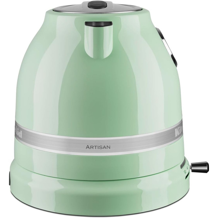 KitchenAid Kettle with Temperature Setting from 50 to 100°C | Tea Kettle with Temperature Indicator and Scale Filter 1.5L | Electric 2400 Watt | Stainless Steel | Pistachio 1.5 Liter Pistachio