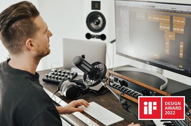 M 70 PRO X: Динамічний мікрофон для стрімінгу та подкастингу з XLR, Pop-фільтр та підвіс