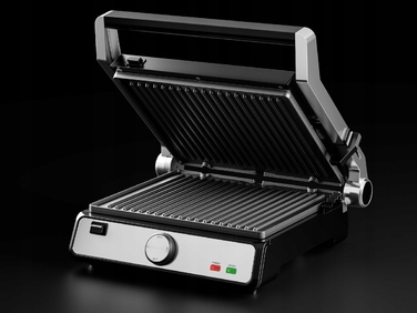 Електричний контактний гриль Götze & Jensen GL601X, сріблястий/сірий, 2200 Вт