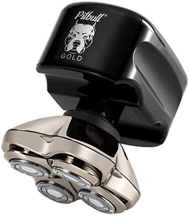 Skull Shaver Pitbull Gold Pro Shaver for Head/Baldness and Face, Men's Electric Shaver